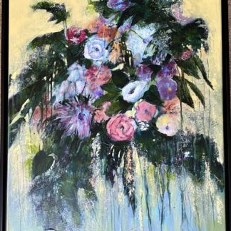 Painting of a bouquet of flowers